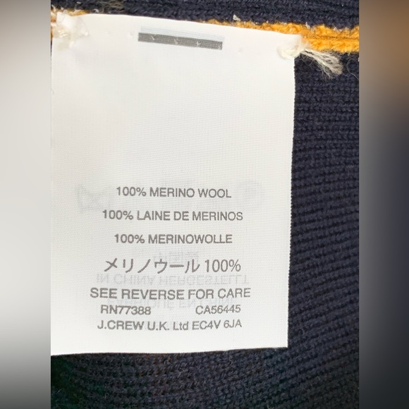 Merino double faced wool jumper, golden sun - Picture 9 of 10